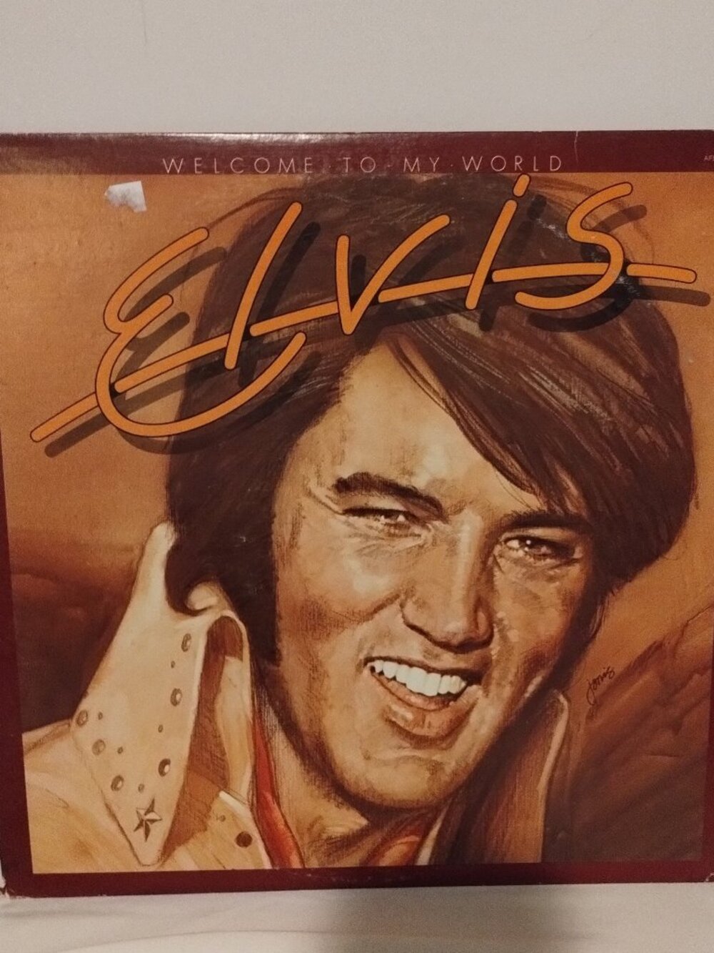Elvis Welcome To My World LP Vinyl Record AFL1-2274 w/ Sleeve